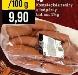Jip Kostelecké uzeniny silné párky nabídka