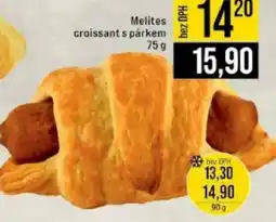Jip Melites croissant s párkem nabídka