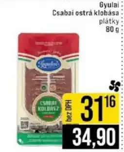 Jip Gyulai Csabai ostrá klobása plátky nabídka