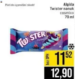Jip Algida Twister nanuk cosmixx nabídka