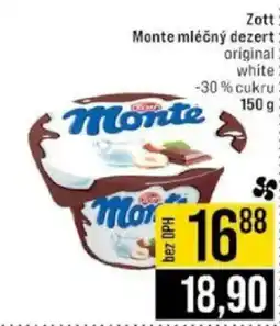 Jip Zott Monte mléčný dezert nabídka