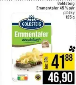 Jip Goldsteig Emmentaler 45% sýr plátky nabídka