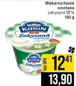 Jip Mlékárna Kunín smetana zakysaná 12% nabídka