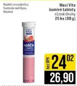 Jip Maxi Vita šumivé tablety nabídka