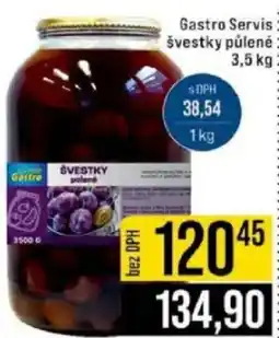 Jip Gastro Servis švestky půlené nabídka