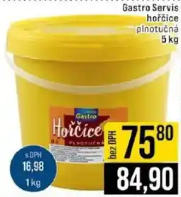 Jip Gastro Servis hořčice plnotučná nabídka