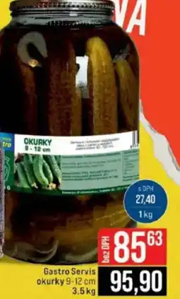 Jip Gastro Servis okurky 9-12 cm nabídka