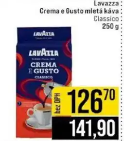 Jip Lavazza Crema e Gusto mletá káva nabídka