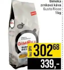 Jip Gimoka zrnková káva Gusto Ricco nabídka