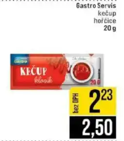 Jip Gastro Servis kečup hořčice nabídka