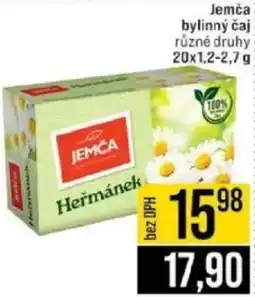 Jip Jemča bylinný čaj nabídka