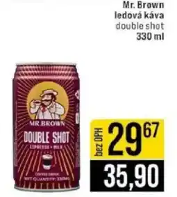Jip Mr. Brown ledová káva double shot nabídka