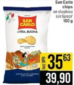Jip San Carlo chips nabídka