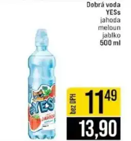 Jip Dobrá voda YESS jahoda meloun jablko nabídka