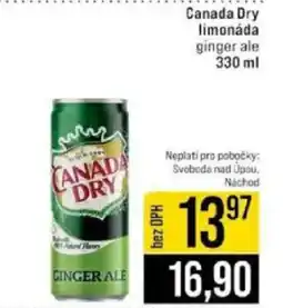 Jip Canada Dry limonáda ginger ale nabídka