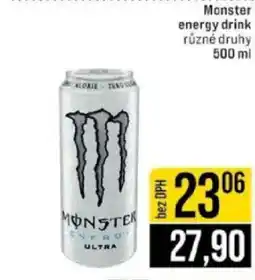 Jip Monster energy drink nabídka