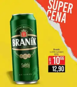 Jip Braník světlé výčepní nabídka