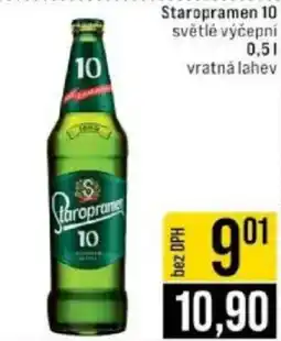 Jip Staropramen 10 světlé výčepní nabídka