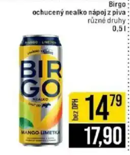 Jip Birgo ochucený nealko nápoj z piva nabídka