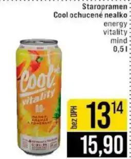 Jip Staropramen Cool ochucené nealko nabídka