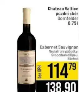 Jip Chateau Valtice pozdní sběr Dornfelder nabídka