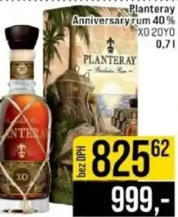 Jip Planteray Anniversary rum 40% XO 20YO nabídka