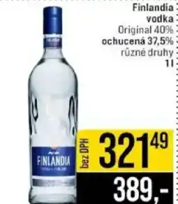 Jip Finlandia vodka nabídka