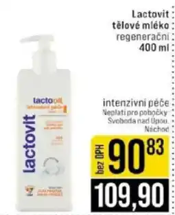 Jip Lactovit tělové mléko regenerační nabídka
