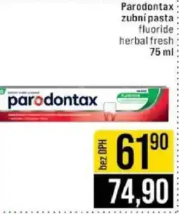 Jip Parodontax zubní pasta fluoride nabídka