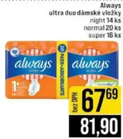 Jip Always ultra duo dámské vložky nabídka