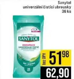 Jip Sanytol univerzální čistící ubrousky nabídka