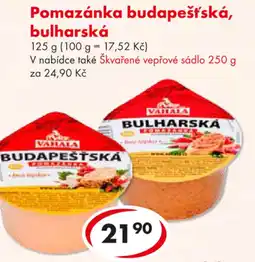 CBA Pomazánka budapešťská, bulharská nabídka