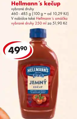 CBA Hellmann's kečup nabídka