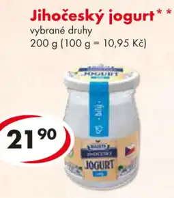 CBA Madeta Jihočeský jogurt nabídka