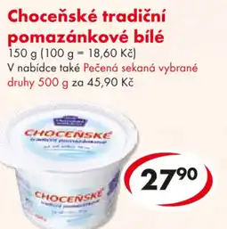 CBA Choceňské tradiční pomazánkové bílé nabídka