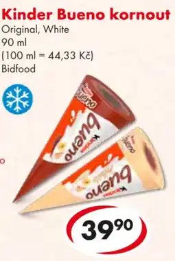 CBA Kinder Bueno kornout nabídka