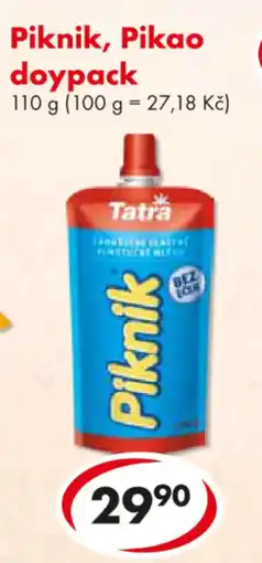 CBA Piknik, Pikao doypack nabídka