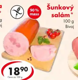 CBA Šunkový salám nabídka