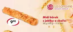 CBA Midi börek s jablky a skořicí nabídka