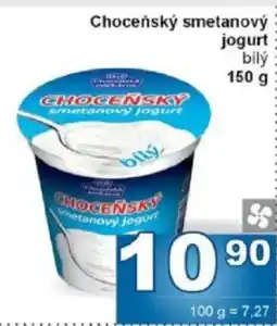 Jip Choceňský smetanový jogurt nabídka