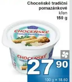 Jip Choceňské tradiční pomazánkové křen nabídka