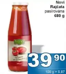 Jip Novi Rajčata pasírována nabídka