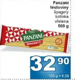 Jip Panzani těstoviny špagety kolínka vřetena nabídka