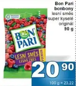 Jip Bon Pari bonbony lesní směs super kyselé originál nabídka