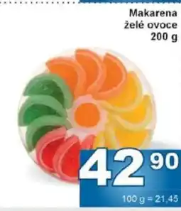 Jip Makarena želé ovoce nabídka