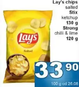 Jip Lay's chips nabídka