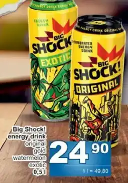 Jip Big Shock! energy drink nabídka