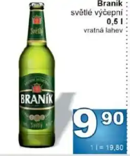 Jip Braník světlé výčepní nabídka