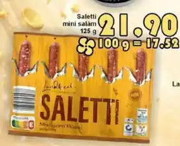 Jip Saletti mini salám nabídka