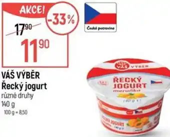 Globus VÁŠ VÝBĚR Řecký jogurt nabídka